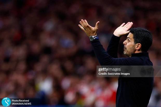 عصبانیت آرتتا از تساوی مقابل اتلتیکومادرید!