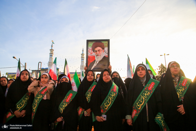 رزمایش «دختران جان‌فدای ایران» در فسا