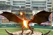 حضور اژدها در ورزشگاهی در کره جنوبی! + ویدیو