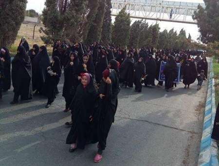 راهپیمایی حافظان حجاب در جنوب شرق تهران برگزار شد