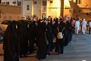تظاهرات شبانه مردم بحرین در حمایت از آیت‌الله عیسی قاسم + عکس