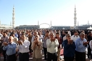 اقامه نماز عید قربان در مسجد مقدس جمکران