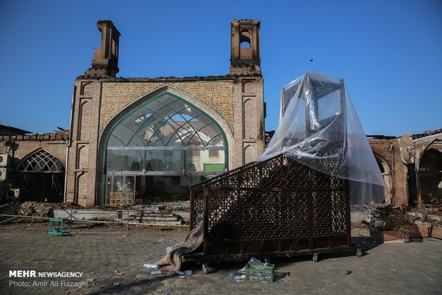 مسجد جامع ساری چقدر آسیب دید؟