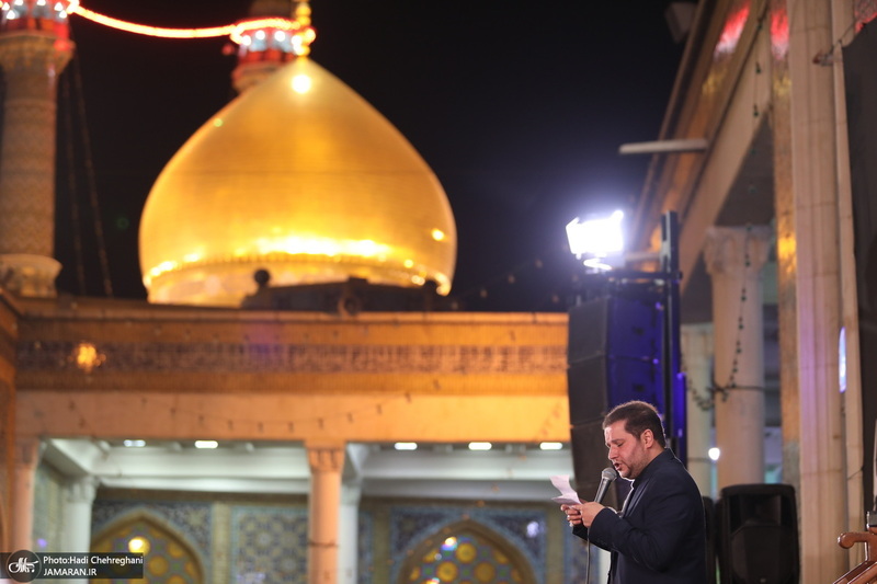 مراسم عزاداری شهادت امام جعفر صادق (ع) در مسجد اعظم قم