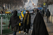 آسمان تهران در هاله ای از دود و خاکستر ناشی از آلودگی هوا