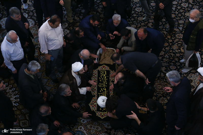 مراسم تشییع پیکر حجت الاسلام و المسلمین علی اصغر رحمانی خلیلی