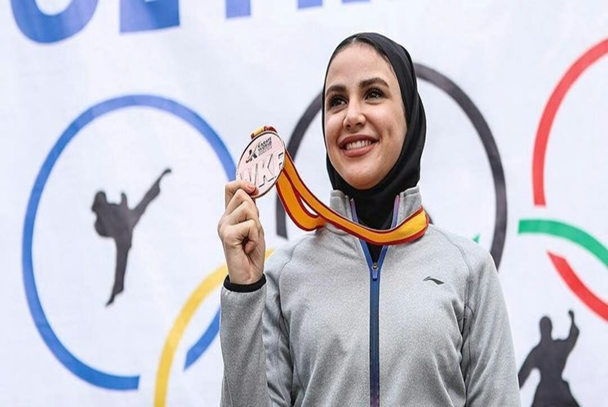 سارا بهمنیار در لیگ جهانی کاراته برنزی شد؛ آسیابری دومین مدال را گرفت
