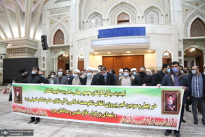 تجدید میثاق دبیرکل و کارکنان مجمع جهانی اهل بیت (ع) با آرمان های امام خمینی (س)‎‎