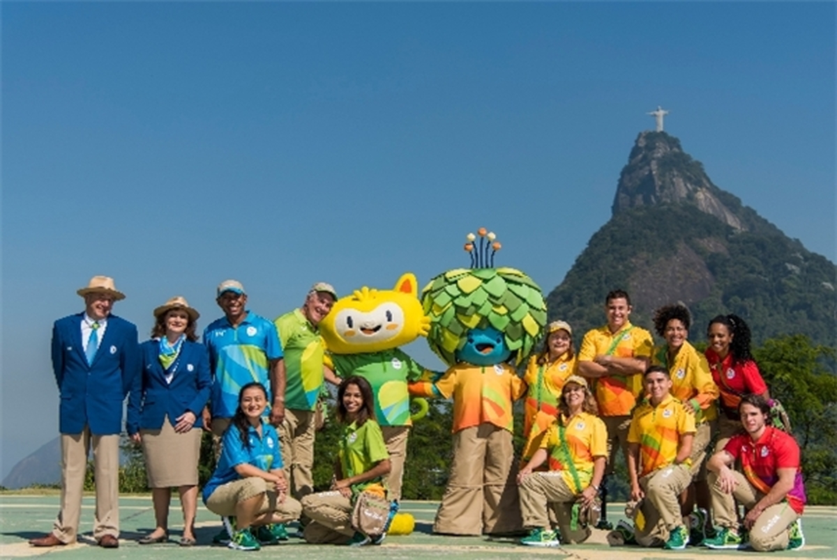 تزئین شهر ریو با آرم المپیک + تصاویر
