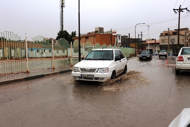 بارندگی جنوب غرب خوزستان را فرا گرفت