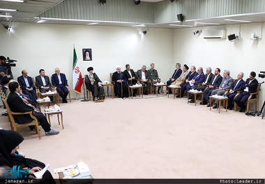 دیدار رئیس‌جمهور و اعضای هیئت دولت با رهبر معظم انقلاب
