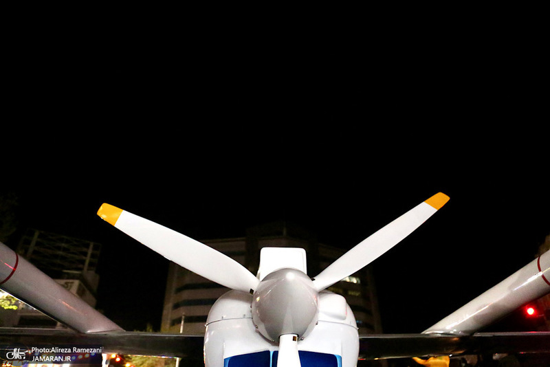 نصب و استقرار پهباد مهاجر 6 در سه راه قیطریه