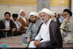 نخستین جلسه درس آیت الله العظمی صانعی در سال جدید تحصیلی 