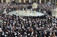 پیکر آیت الله روحانی در قم تشییع و تدفین شد (22)