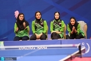 حذف دختران پینگ پنگ باز ایران از مسابقات قهرمانی جهان