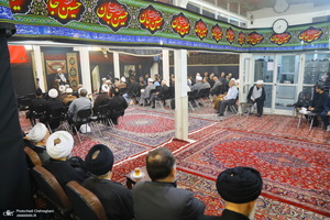 مراسم عزاداری ماه محرم در بیت آیت الله فاضل لنکرانی (ره) در قم