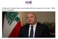 میدل ایست آی: حاکمان لبنان کشورشان را تسلیم اسرائیل کرده‌اند