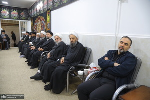 عزاداری شهادت حضرت فاطمه (س) در بیت آیت الله دوستی زنجانی‎