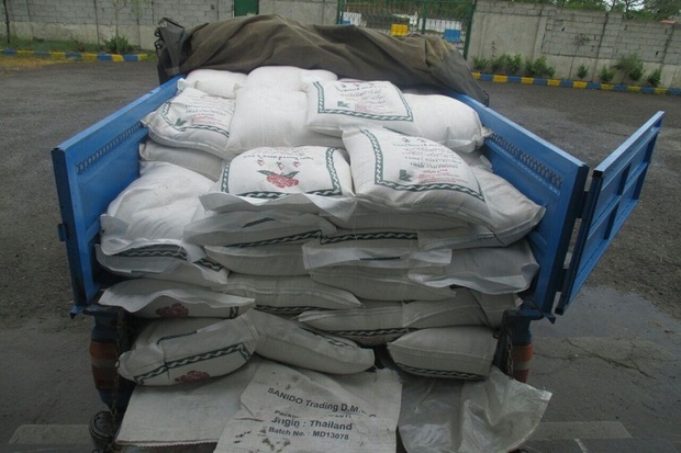 محموله برنج قاچاق در آستارا کشف شد
