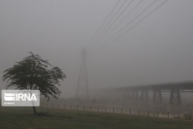 اخطار هواشناسی خوزستان در خصوص پدیده مه