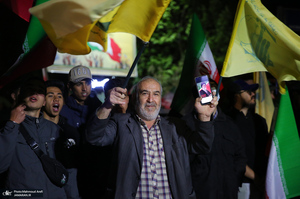 کارزار محاکمه عوامل آمریکایی - صهیونی در حمله به کودکان میناب در مقابل دفتر سازمان ملل