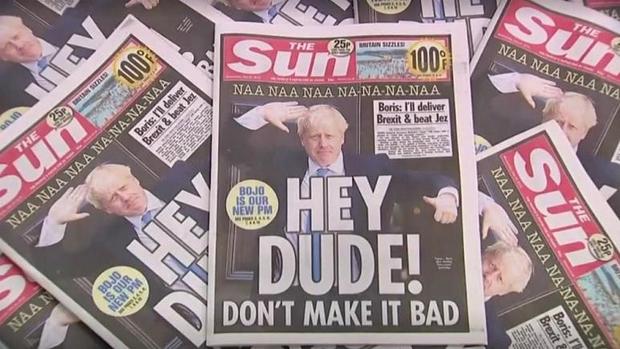 واکنش جالب روزنامه‌های انگلیس به نخست وزیری جانسون+تصاویر