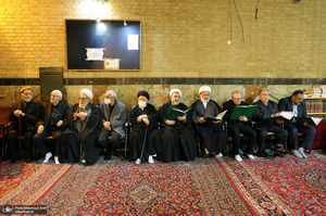 مراسم ترحیم مرحوم آیت الله نورالله شاه آبادی (ره) در تهران