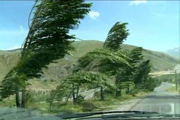 سرعت وزش باد در قزوین افزایش می یابد