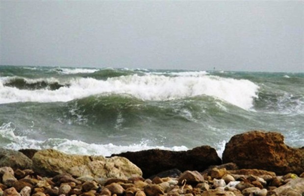 سرعت باد در خلیج فارس به 45کیلومتر در ساعت می رسد