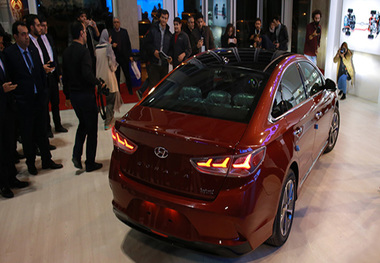 رونمایی از هیوندای سوناتا ال اف هیبریدی 2018 در نمایشگاه آفتاب

