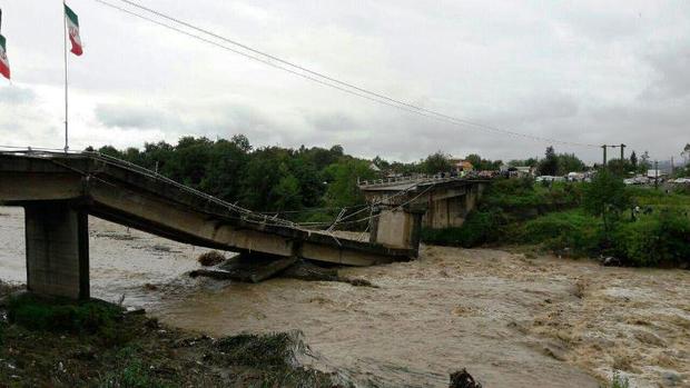 275 پل در سیل اخیر گیلان و مازنداران تخریب شد