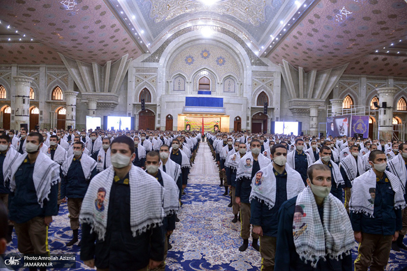 تجدید میثاق فرماندهان و دانشجویان علوم انتظامی امین با آرمان های امام خمینی(س)