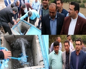 افتتاح طرح آبرسانی به 3 روستای شهرستان رودبار