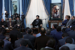 دیدار هیات مرکزی هسته گزینش شهرداری تهران با سید حسن خمینی