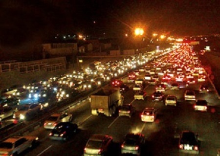 ترافیک نیمه سنگین در خروجی های مشهد