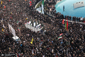 حضور میلیون ها تهرانی در تشییع پیکر مطهر سردار قاسم سلیمانی - 3