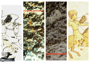 کشف نگاره باستانی کماندار ساسانی در مرودشت + تصاویر