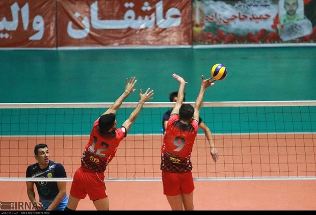 پیروزی تیم والیبال شهرداری جوان ارومیه مقابل صنایع اردکان