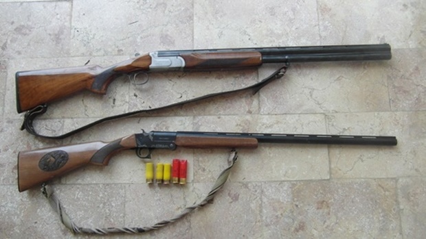 سلاح های شکاری غیرمجاز در رودسر و سیاهکل کشف و ضبط شد