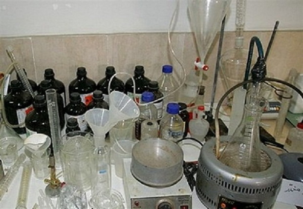 کارگاه بزرگ موادمخدر صنعتی در کرمانشاه کشف شد
