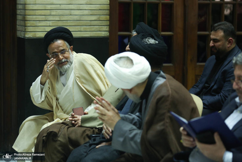 مراسم ختم مادر مهدی طباطبایی