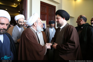 حاشیه تجدید میثاق هیأت رئیسه و اعضای مجلس خبرگان رهبری با آرمان های امام خمینی (س)