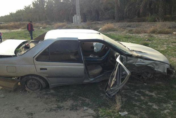 سانحه رانندگی در تنگستان یک کشته و سه مصدوم برجا گذاشت