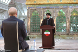 تجدید میثاق رئیس و نمایندگان مجلس شورای اسلامی با آرمان‌های امام خمینی(س)