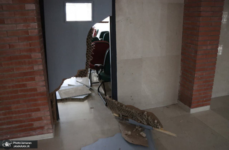 خسارت به دانشگاه علامه طباطبایی