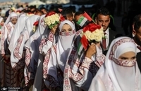 مراسم عروسی دسته‌جمعی در غزه (3)