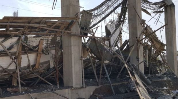 ریزش سقف یک مسجد در حال ساخت در اندیمشک 6 مصدوم برجای گذاشت