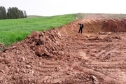 توقف برداشت غیرمجاز ۱۰ هزار تن خاک حاصلخیر در شاهین‌دژ