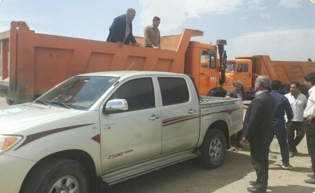 19 کامیون کمکهای مردم یزد به مناطق سیل زده لرستان ارسال شد