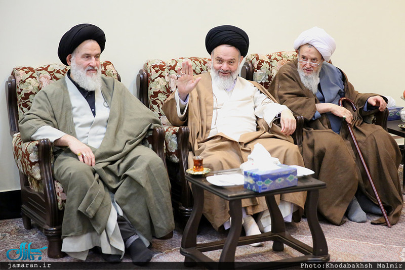 حاشیه تجدید میثاق هیأت رئیسه و اعضای مجلس خبرگان رهبری با آرمان های امام خمینی (س)